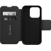 Otterbox Strada Apple iPhone 15 Pro Book Case Leather Black with MagSafe Main Image