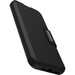 Otterbox Strada Apple iPhone 15 Plus Book Case Cuir Noir avec MagSafe 