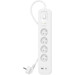 Belkin Surge Protection 4 Outlet 2m USB-C white Main Image