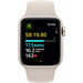 Apple Watch SE (2022) 40mm Starlight Aluminum Sport Band S/M front