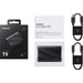 Samsung T9 Portable SSD 1 To Noir - Lot de 2 accessoire