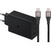 Samsung Chargeur avec 3 Ports USB 65 W Noir + Câble USB-C Nylon Noir 1,5 m Main Image