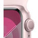 Apple Watch Series 9 41mm Roze Aluminium Sportband S/M detail