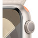 Apple Watch Series 9 45 mm Lumière Stellaire Aluminium Boucle Sport détail