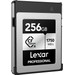 Lexar Professional SILVER 256GB CFexpress Type B left side