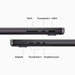 Second Chance Apple MacBook Pro 14 inches (2023) M3 Pro (12-core CPU/18-core GPU) 36GB/1TB Space Black AZERTY visual supplier