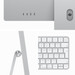 Apple iMac 24" (2023) M3 (CPU 8 Cœurs/GPU 10 Cœurs) 16 Go/256 Go Argent AZERTY visuel fournisseur