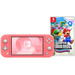 Nintendo Switch Lite Koraal + Super Mario Bros. Wonder Main Image