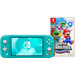 Nintendo Switch Lite Turquoise + Super Mario Bros. Wonder Main Image