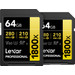 Lexar Professional 1800x GOLD 64GB SDXC - Duo Pack Main Image