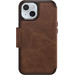 Otterbox Strada Apple iPhone 15 Book Case Cuir Brun avec MagSafe arrière