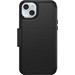 Otterbox Strada Apple iPhone 15 Plus Book Case Cuir Noir avec MagSafe arrière