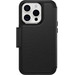 Otterbox Strada Apple iPhone 15 Pro Book Case Leather Black with MagSafe back