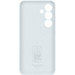 Samsung Galaxy S24 Siliconen Back Cover Wit voorkant