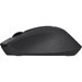 Logitech M330 Silent Draadloze Muis Zwart linkerkant