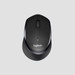 Logitech M330 Silent Draadloze Muis Zwart bovenkant