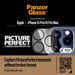 PanzerGlass PicturePerfect Apple iPhone 15 Pro/15 Pro Max Protège-caméra Verre emballage