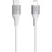 BlueBuilt USB-C vers Lightning Câble 1,5 m Nylon Blanc Main Image