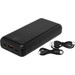 BlueBuilt Batterie Externe avec Charge Rapide 20 000 mAh + Chargeur 30 W Noir avant