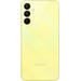 Samsung Galaxy A15 128GB Yellow 5G + BlueBuilt Book Case Black back