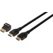 BlueBuilt HDMI Cable 4K 120Hz / 8K 60Hz Nylon 3m + 90° Adapter Main Image