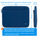 BlueBuilt Housse pour Ordinateurs Portables Largeur 30 cm 12-13 Pouces Bleu visuel Coolblue 2