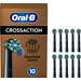 Oral-B Pro Cross Action Noir (10 pièces) avant