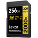 Lexar Professional 2000x GOLD 256GB SDXC front