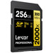 Lexar Professional 2000x GOLD 256GB SDXC front