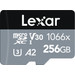 Lexar Professional 1066x SILVER 256GB microSDXC 160mb/s voorkant