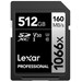 Lexar Professional 1066x SILVER 512GB SDXC 160mb/s Main Image