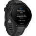 Garmin Forerunner 165 Zwart/Grijs linkerkant