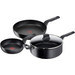 Tefal Hard Titanium Pro Frying Pan Set 24cm + 28cm + High-sided Skillet 28cm Main Image