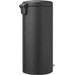 Brabantia NewIcon Poubelle à Pédale 30 Litres Mineral Infinite Grey arrière