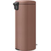 Brabantia NewIcon Pedal Trash Can 30L Satin Taupe back