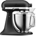 KitchenAid 5KSM185PSEBK Truffe Noire + Sorbetière côté droit