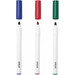 Cricut Permanente Markers 2,5 mm Blauw Rood Groen 3-pack voorkant