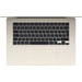 Apple MacBook Air 15 inch (2024) M3 (8/10) 24GB/512GB Sterrenlicht QWERTY bovenkant