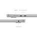 Apple MacBook Air 15 inches (2024) M3 (8-core CPU/10-core GPU) 8GB/256GB Silver AZERTY visual supplier