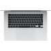 Apple MacBook Air 15 inch (2024) M3 (8 core CPU/10 core GPU) 16GB/256GB Zilver bovenkant