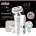 Braun Silk·épil 9 Flex 9-360 3D Blanc/Rose Titan accessoire