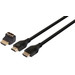 BlueBuilt HDMI Cable 4K 60Hz Nylon 2m + 90° Adapter Main Image