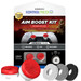 KontrolFreek Inferno AimBoost Appui-pouces + Anneaux de Précision Rouge/Blanc PS5/PS4 Main Image