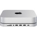 Satechi Aluminum Mac Mini/Mac Studio Stand Hub Silver with SSD Slot Main Image