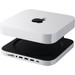 Satechi Aluminum Mac Mini/Mac Studio Stand Hub Silver with SSD Slot top