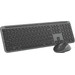 Logitech MK950 Signature Slim Draadloze Toetsenbord en Muis Combo Azerty Zwart voorkant