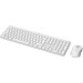 Logitech MK950 Signature Slim Wireless Keyboard and Mouse Combo AZERTY White right side