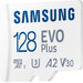 Samsung EVO Plus (2024) microSD 128 Go + Adaptateur SD côté droit