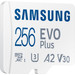 Samsung EVO Plus (2024) microSD 256GB + SD Adapter linkerkant