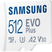 Samsung EVO Plus (2024) microSD 512GB + SD Adapter rechterkant